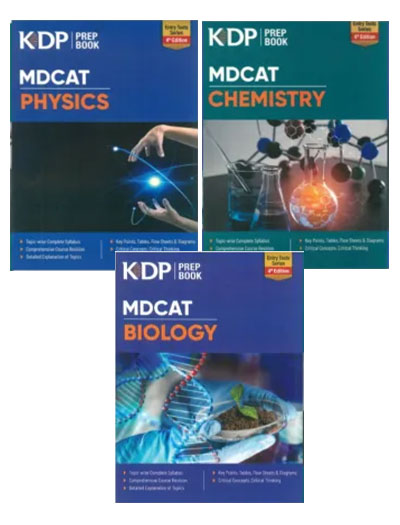 KIPS MDCAT Prep Books 2025 Set