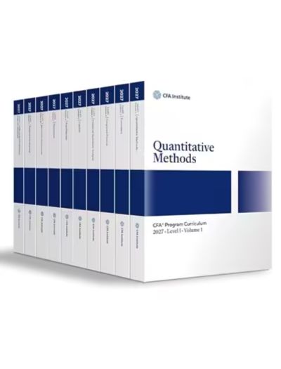 Wiley CFA Program Curriculum Level 1 2027 (10 Volume Set)