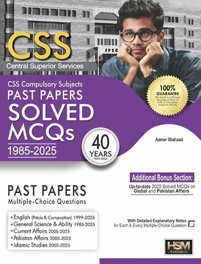CSS Compulsory Subjects Past Papers Solved MCQs by HSM