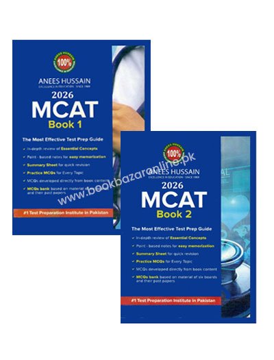Anees Hussain MCAT Set 2026 Latest Edition