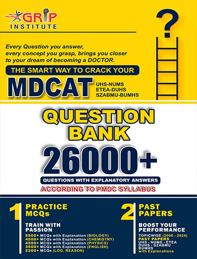GRIP MDCAT 26000+ Question Bank 2025