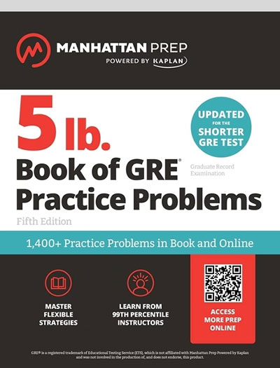 Manhattan 5 lb. Book of GRE Practice Problems 5th Edition