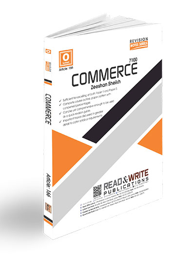 O Level Commerce Notes Article No 166