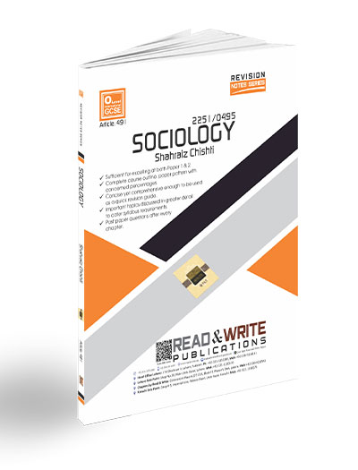 Sociology O Level Notes by Shahraiz Chishti Article No 491