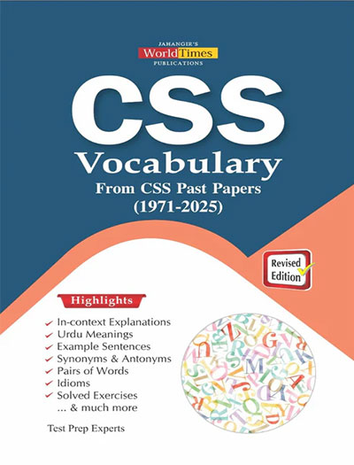 CSS Vocabulary From CSS Past Papers (1971-2025) by JWT