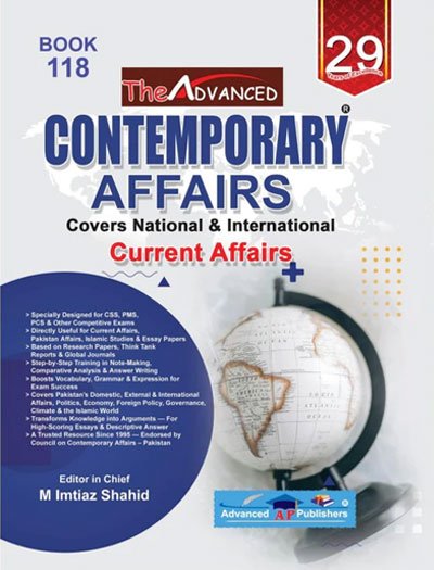 Contemporary Affairs Book 118 by Advanced Publishers 2025 Edition