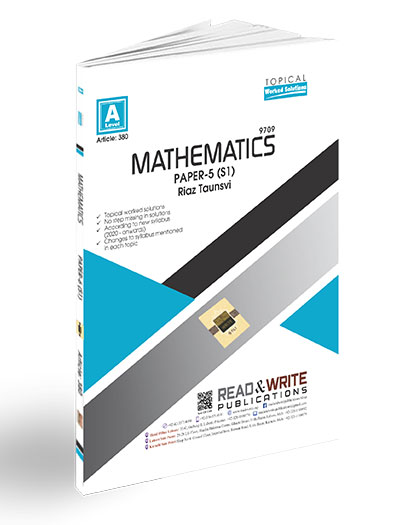 Mathematics A Level Paper 5 (S1) Topical Worked Solutions Article No 380