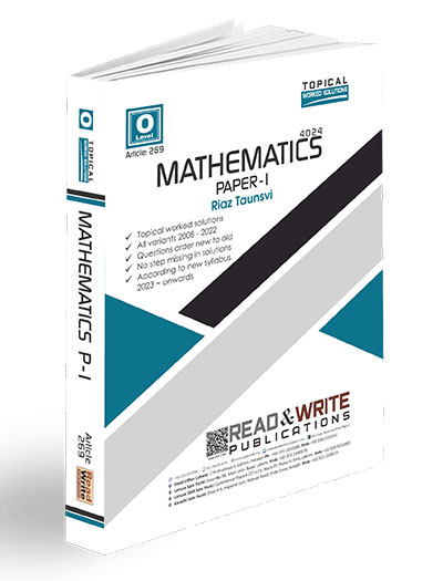O Level Math Paper 1 Topical Worked Solutions Article No 269