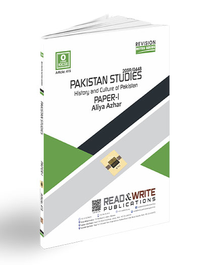 Pakistan Studies O Level P1 Article No 415