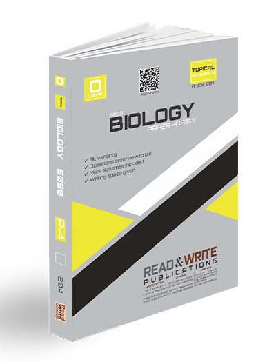 Biology IGCSE P6 (ATP) Topical Workbook with Mark Scheme Article No 706