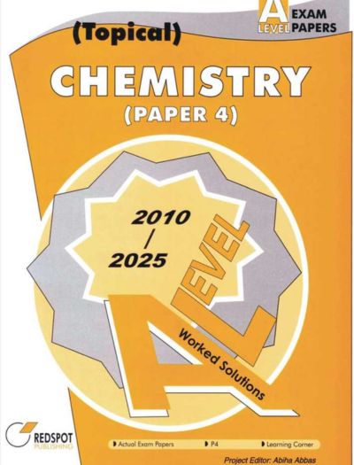 Redspot A Level Chemistry Paper 4 Topical 2026 Edition