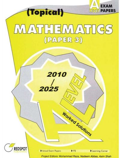 Redspot A Level Mathematics Paper 3 Topical 2026 Edition