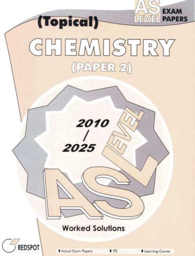 Redspot AS Level Chemistry Paper 2 Topical 2026 Edition